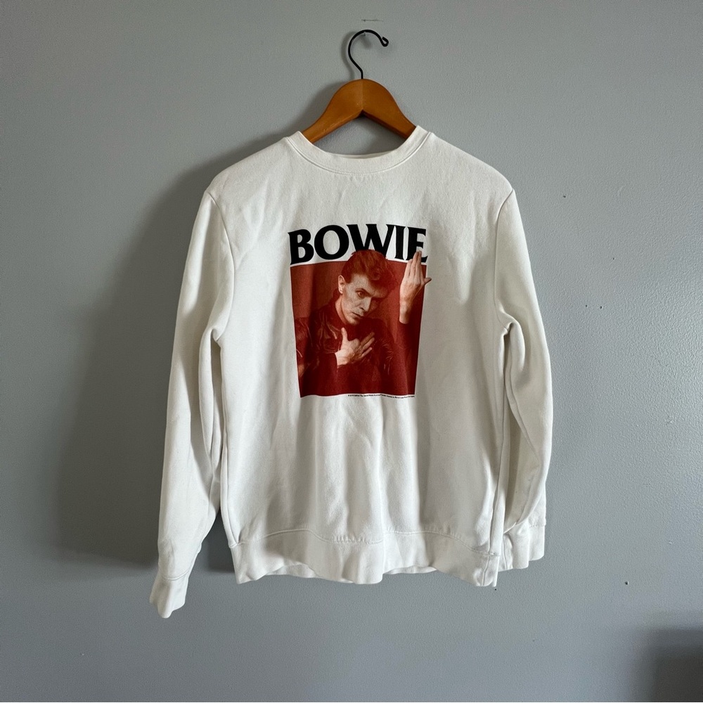 H&M David Bowie Crew Neck Sweatshirt - Size Medium